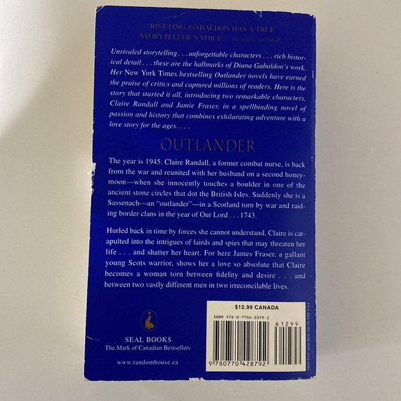 Signed Copy of Outlander by Diana Gabaldon - Picture 3 of 5